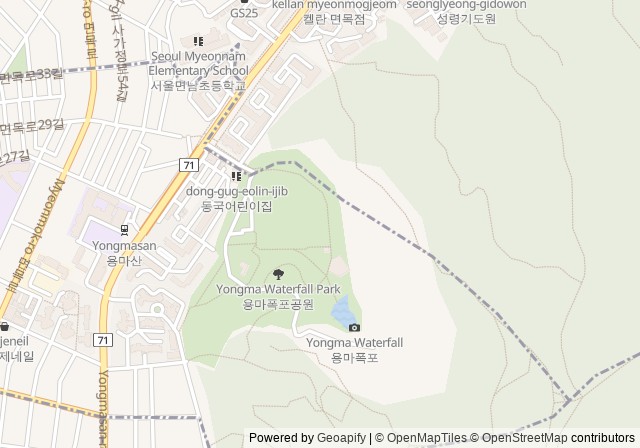 Yongma Waterfall Park Tennis Court — เปิดใน Google Maps