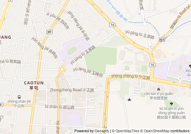 Caotun Zhongshan Park Tennis Courts — เปิดใน Google Maps