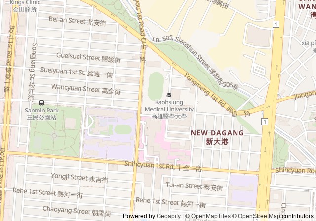 Kaohsiung Medical University Tennis Courts — เปิดใน Google Maps