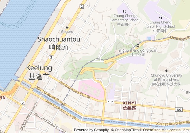 Keelung Zhongzheng Park Tennis Court — เปิดใน Google Maps
