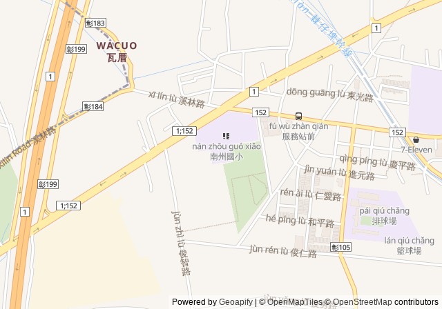 Nanzhou Elementary School Tennis Court — เปิดใน Google Maps