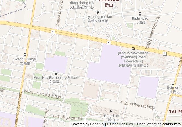 National Fengshan Commercial and Industrial Vocational High School Tennis Court — เปิดใน Google Maps