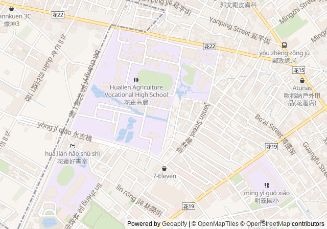 National Hualien Agricultural Vocational School Tennis Court — เปิดใน Google Maps