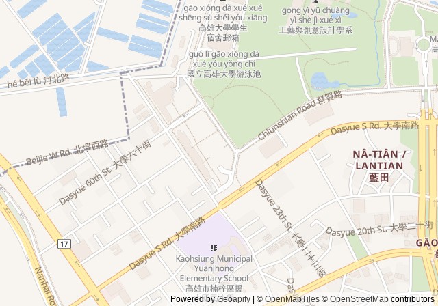 National University of Kaohsiung Tennis Courts — เปิดใน Google Maps