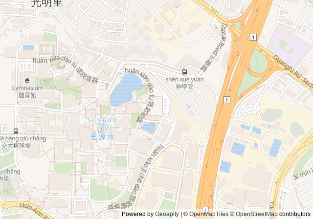 NYCU Guangfu Campus Outdoor Tennis Courts — เปิดใน Google Maps