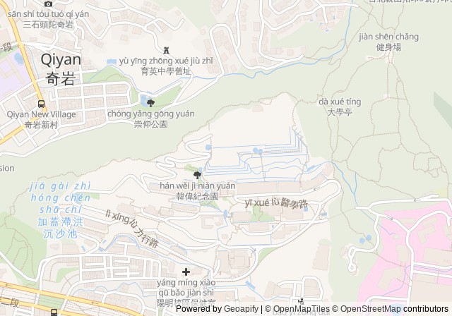 NYCU Yangming Campus Hilltop Tennis Court — เปิดใน Google Maps