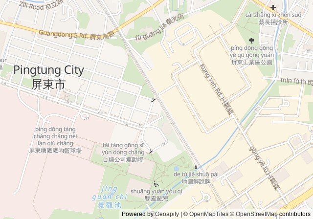 Pingtung Sugar Factory Tennis Court — เปิดใน Google Maps