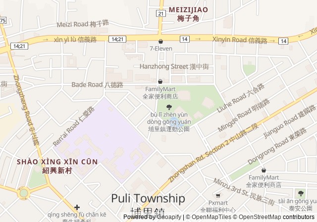 Puli Township Tennis Court — เปิดใน Google Maps