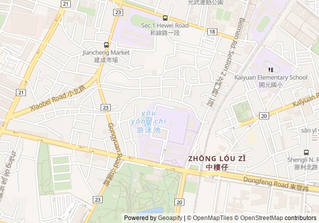 Tainan Second Senior High School Tennis Courts — เปิดใน Google Maps