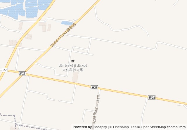 Tajen University Tennis Court — เปิดใน Google Maps