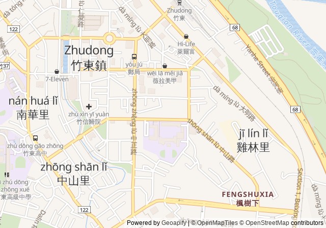 Zhongshan Tennis Court (Zhudong) — เปิดใน Google Maps