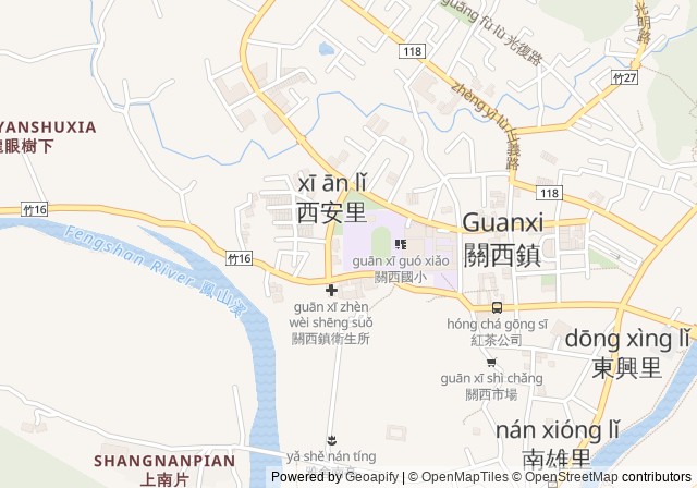 Zhongzheng Tennis Court, Zhudong — เปิดใน Google Maps