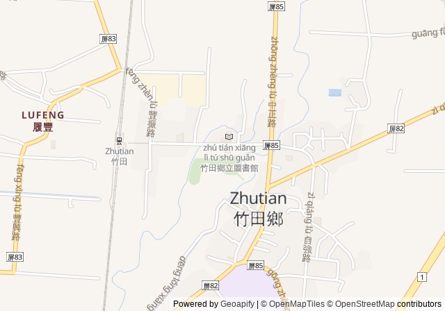 Zhutian Township Sports Park Tennis Courts — เปิดใน Google Maps