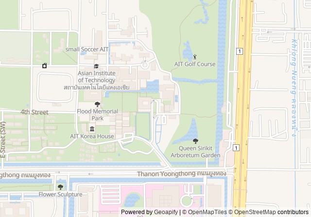 Asian Institute of Technology (AIT) — เปิดใน Google Maps