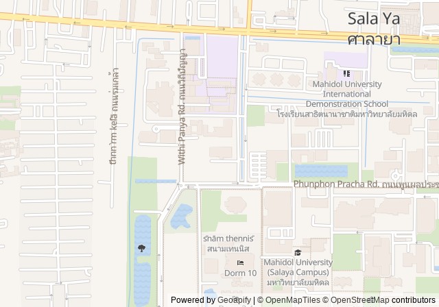 Mahidol University Sports Complex Tennis Courts — เปิดใน Google Maps