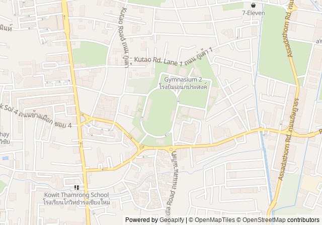 Chiang Mai Municipality Stadium — เปิดใน Google Maps