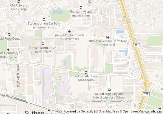Chiang Mai University Central Stadium — เปิดใน Google Maps