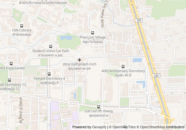 CMU Tennis Court (Chiang Mai University) — เปิดใน Google Maps