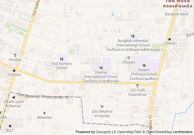 Ekamai International School — เปิดใน Google Maps
