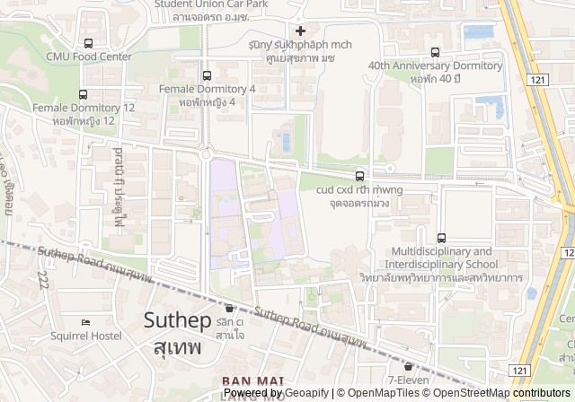 Faculty of Education Tennis Court, Chiang Mai University — เปิดใน Google Maps