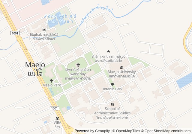 Maejo University Tennis Court — เปิดใน Google Maps