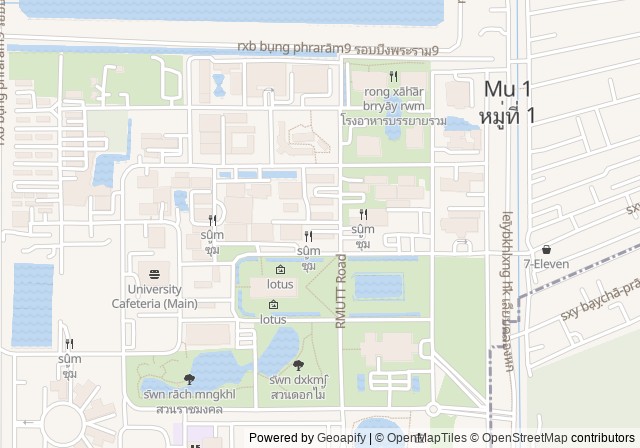 Rajamangala University of Technology Thanyaburi — เปิดใน Google Maps