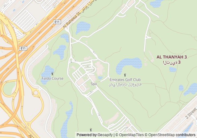 Emirates Golf Club — Google マップで開く