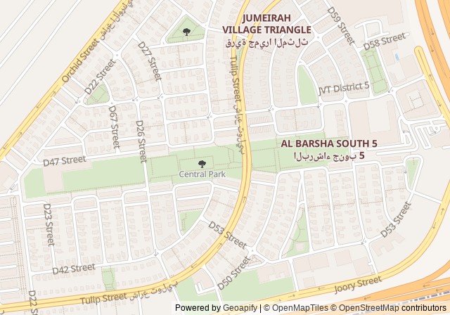Jumeirah Village Triangle Tennis Court 3 — Google マップで開く