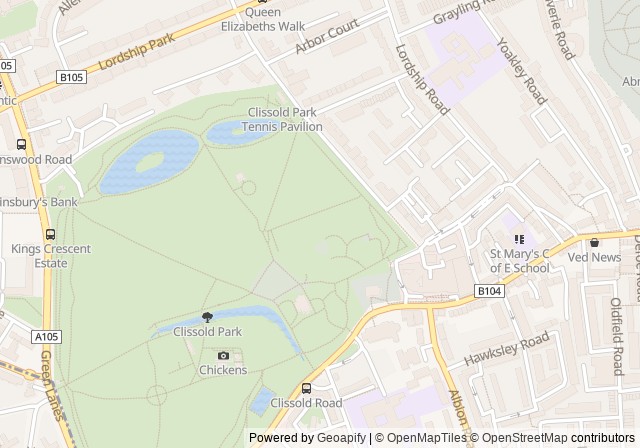 Clissold Park Tennis & Mini Courts — Google マップで開く