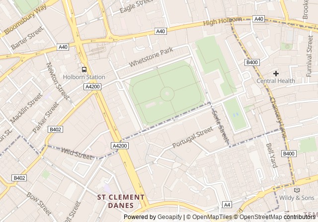 Lincoln's Inn Fields Tennis and Netball Courts — เปิดใน Google Maps