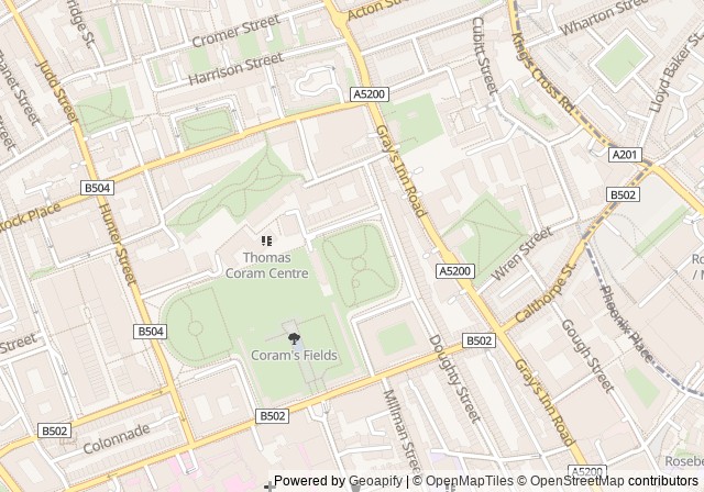 Mecklenburgh Square Garden Tennis Court — เปิดใน Google Maps