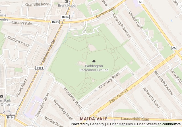 Paddington Recreation Ground — Open in Google Maps