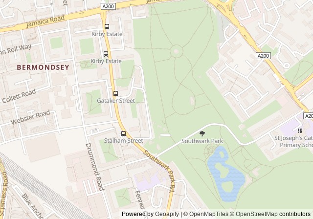 Southwark Park Tennis Courts — Open in Google Maps