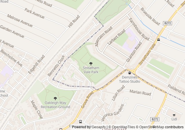 Streatham Vale Park — Google マップで開く