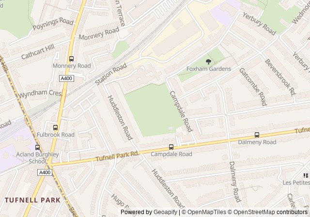 Tufnell Park Playing Fields — 在 Google 地圖開啟
