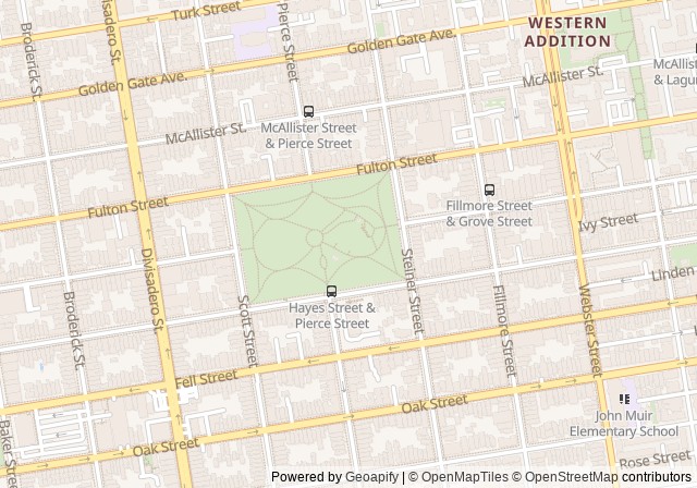 Alamo Square Tennis Court — Open in Google Maps
