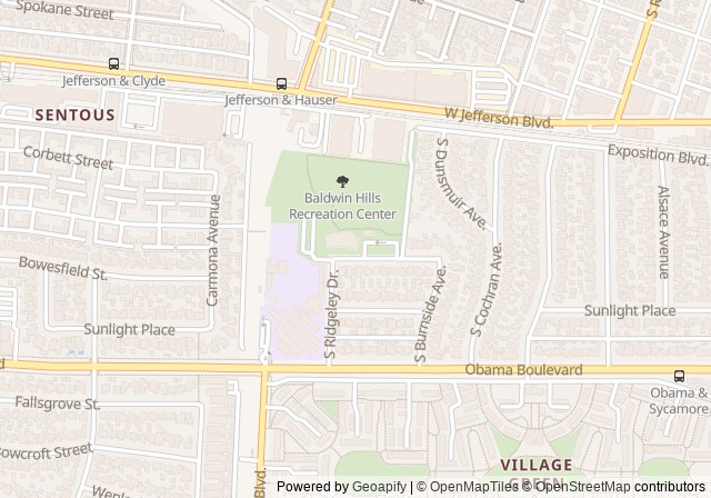 Baldwin Hills Recreation Center — Open in Google Maps