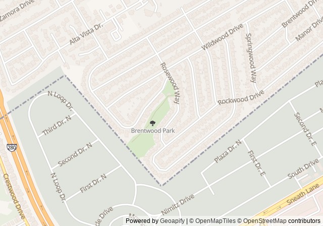 Brentwood Park Tennis Court — Open in Google Maps