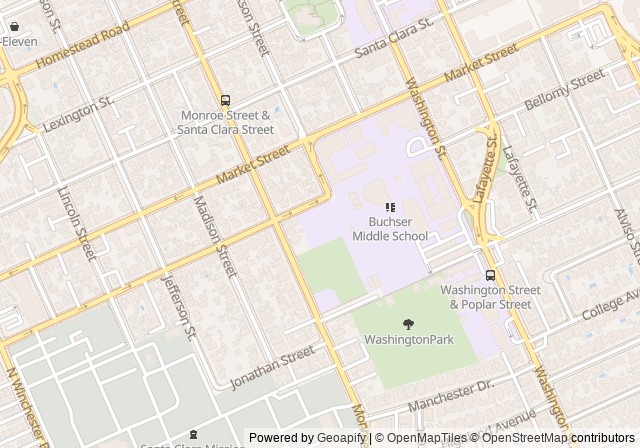 Buchser Middle School Tennis Courts — Google マップで開く