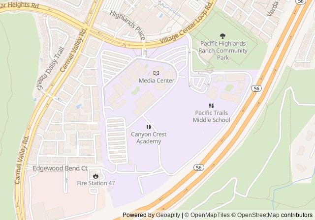 Canyon Crest Academy Tennis Courts — Google マップで開く