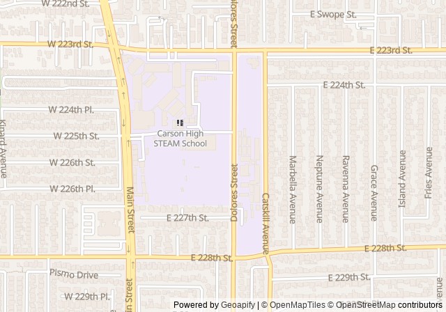 Carson High School Tennis Court — เปิดใน Google Maps