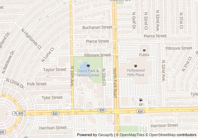 David Park Tennis Center — Open in Google Maps