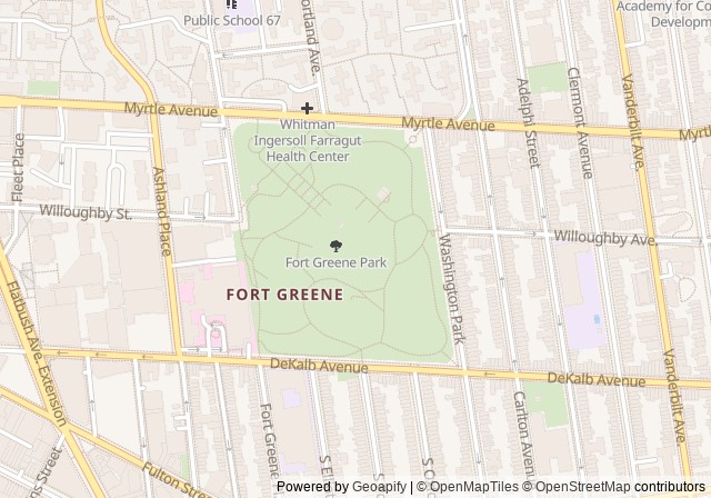Fort Greene Park — เปิดใน Google Maps