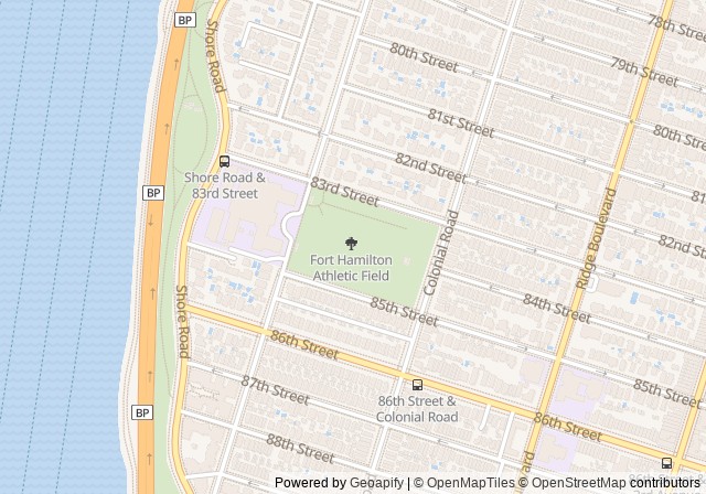 Fort Hamilton Athletic Field — เปิดใน Google Maps