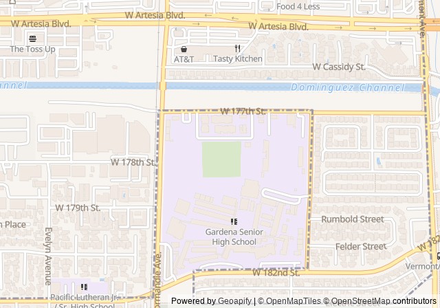 Gardena High School Tennis Court — 在 Google 地圖開啟