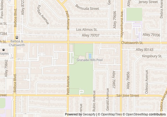 Granada Hills Recreation Center — เปิดใน Google Maps