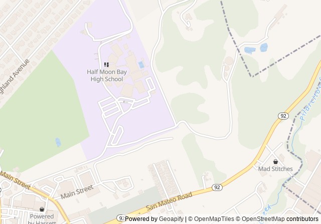 Half Moon Bay High School Tennis Courts — Open in Google Maps