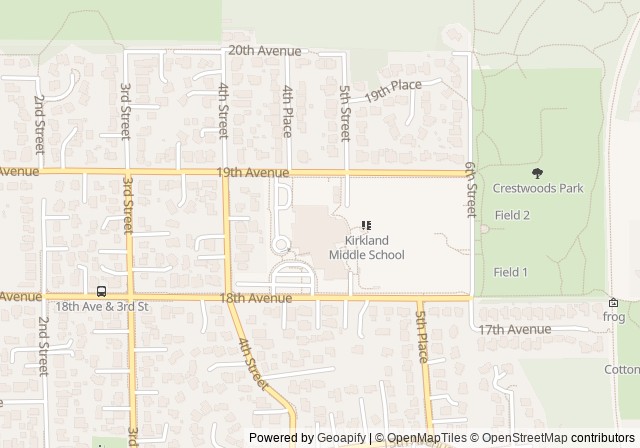 Kirkland Middle School Tennis Courts — เปิดใน Google Maps
