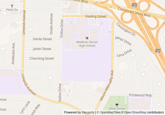 Madison High School Tennis Courts — เปิดใน Google Maps