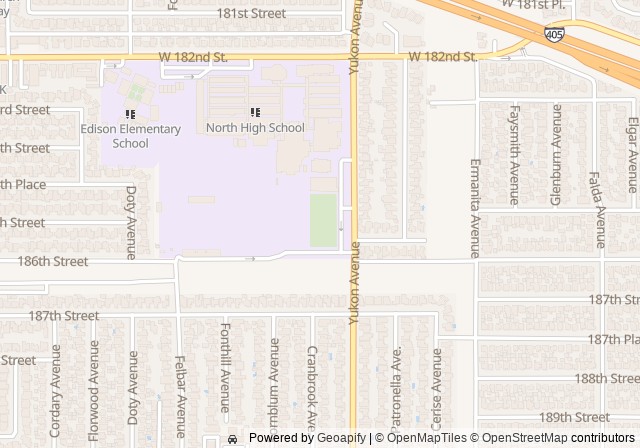 North High School Tennis Court — Open in Google Maps